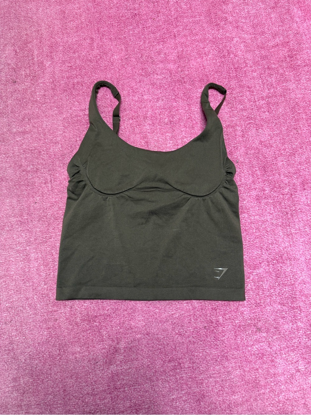 Gymshark Black Seamless Crop Tank
